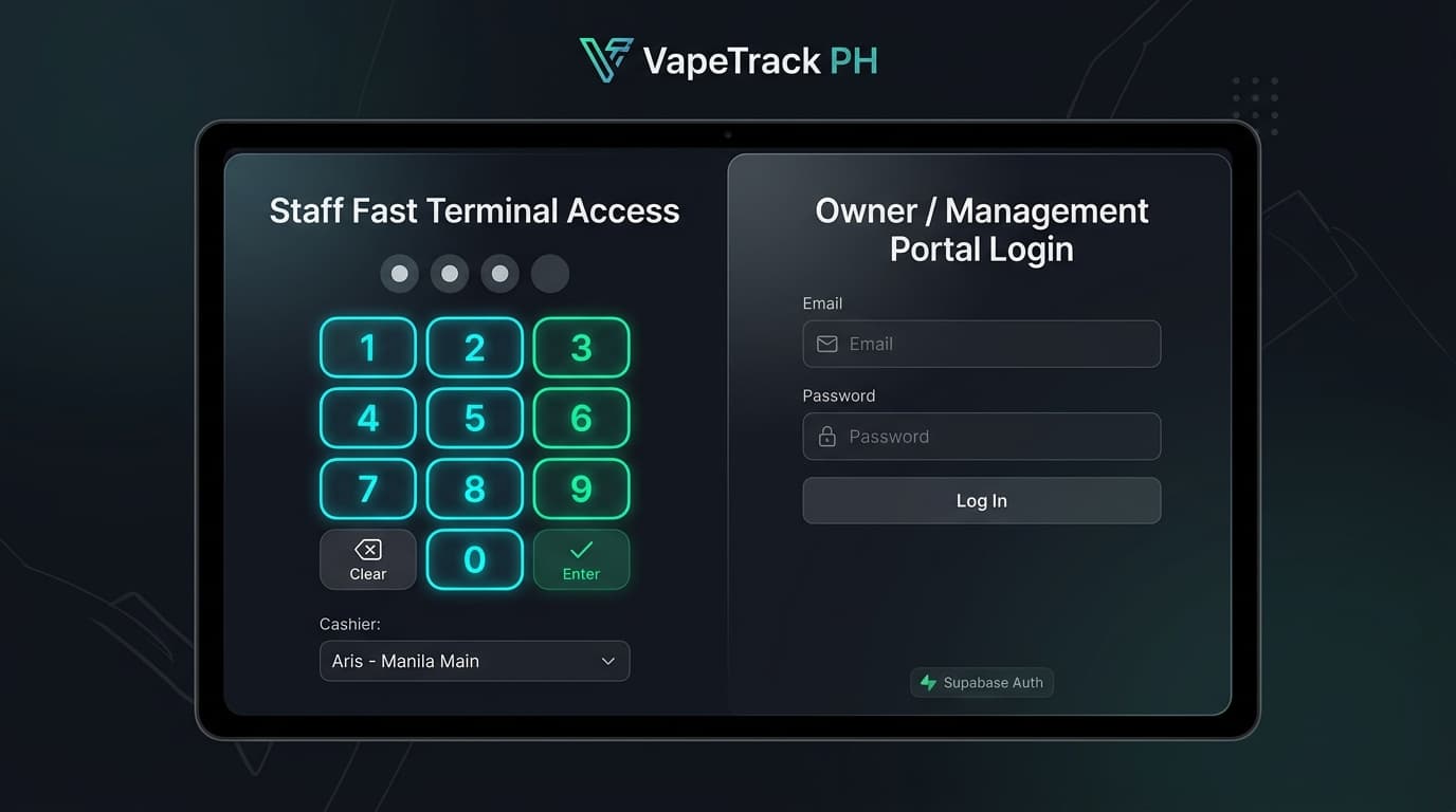 Fast Staff PIN Access and Owner Portal Login